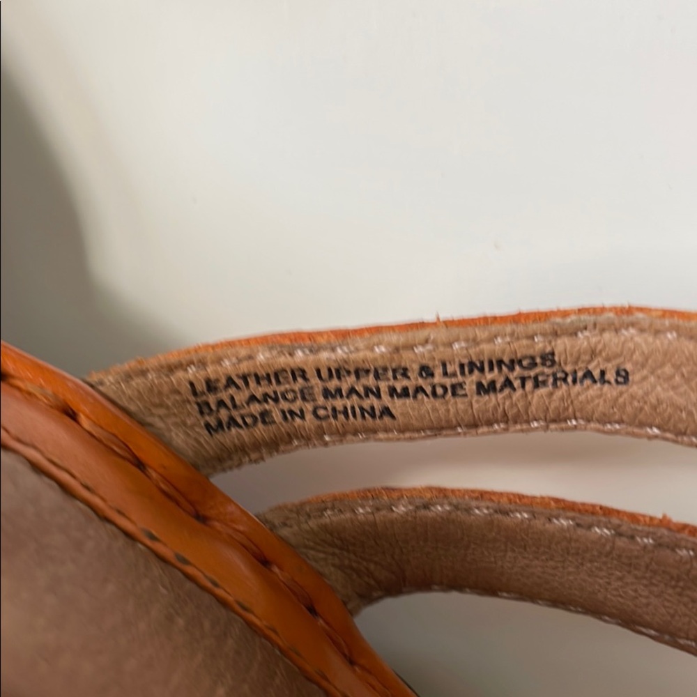 Born Women's Orange Sandals - Picture 7 of 7